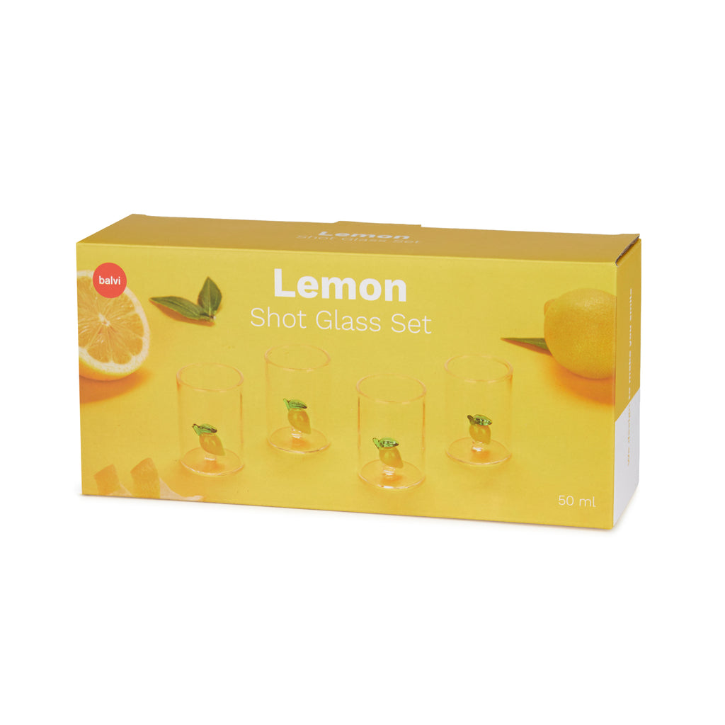 Lemon Shot Glasses Set