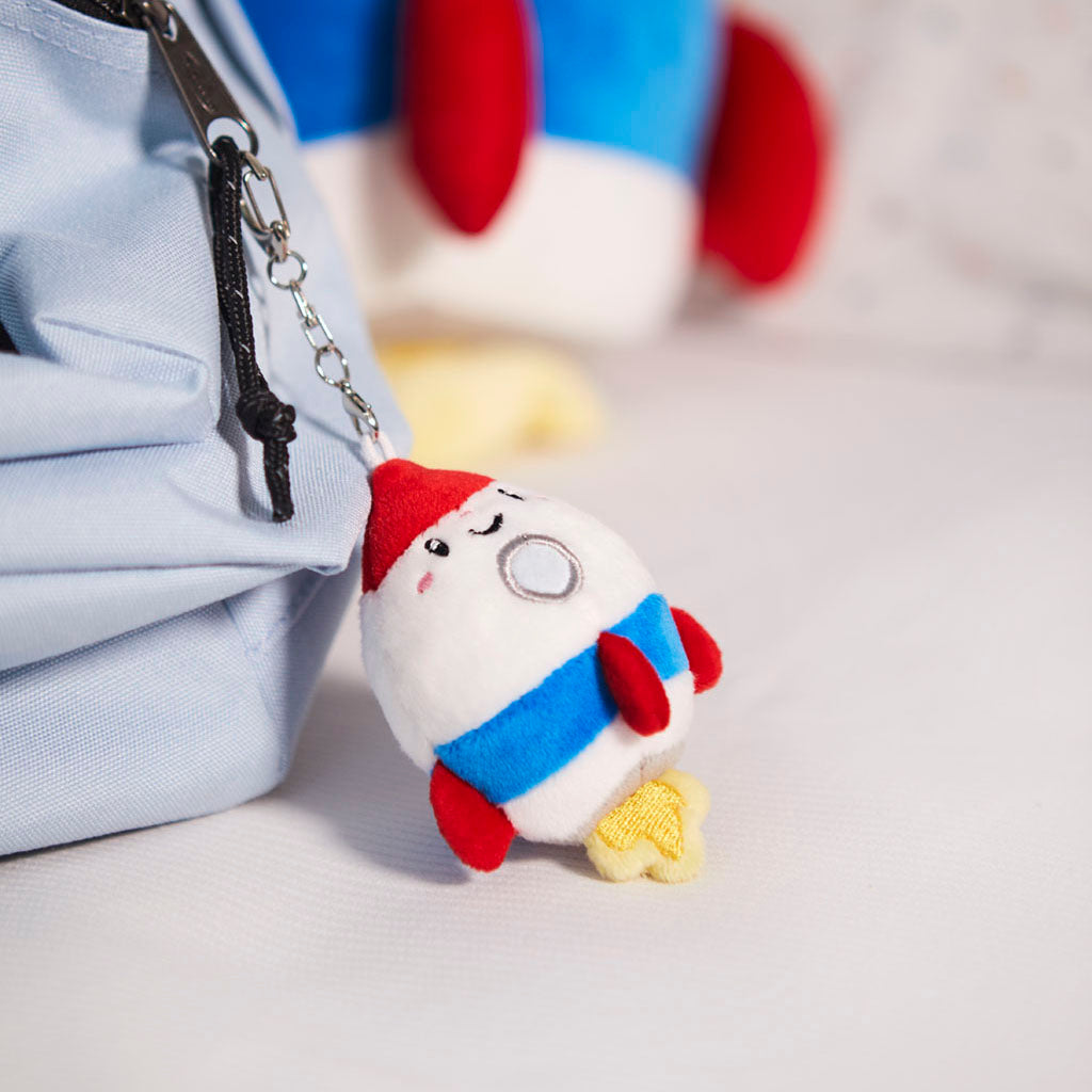 Fluffy Rocket Keychain