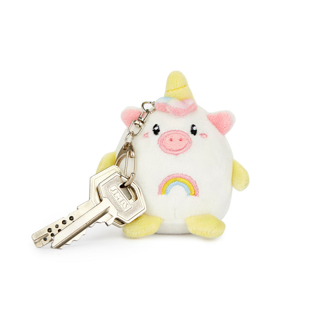 Fluffy Unicorn Keychain