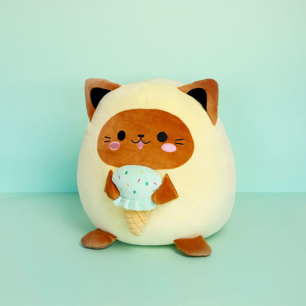 Fluffy Kawaii Minty Cushion