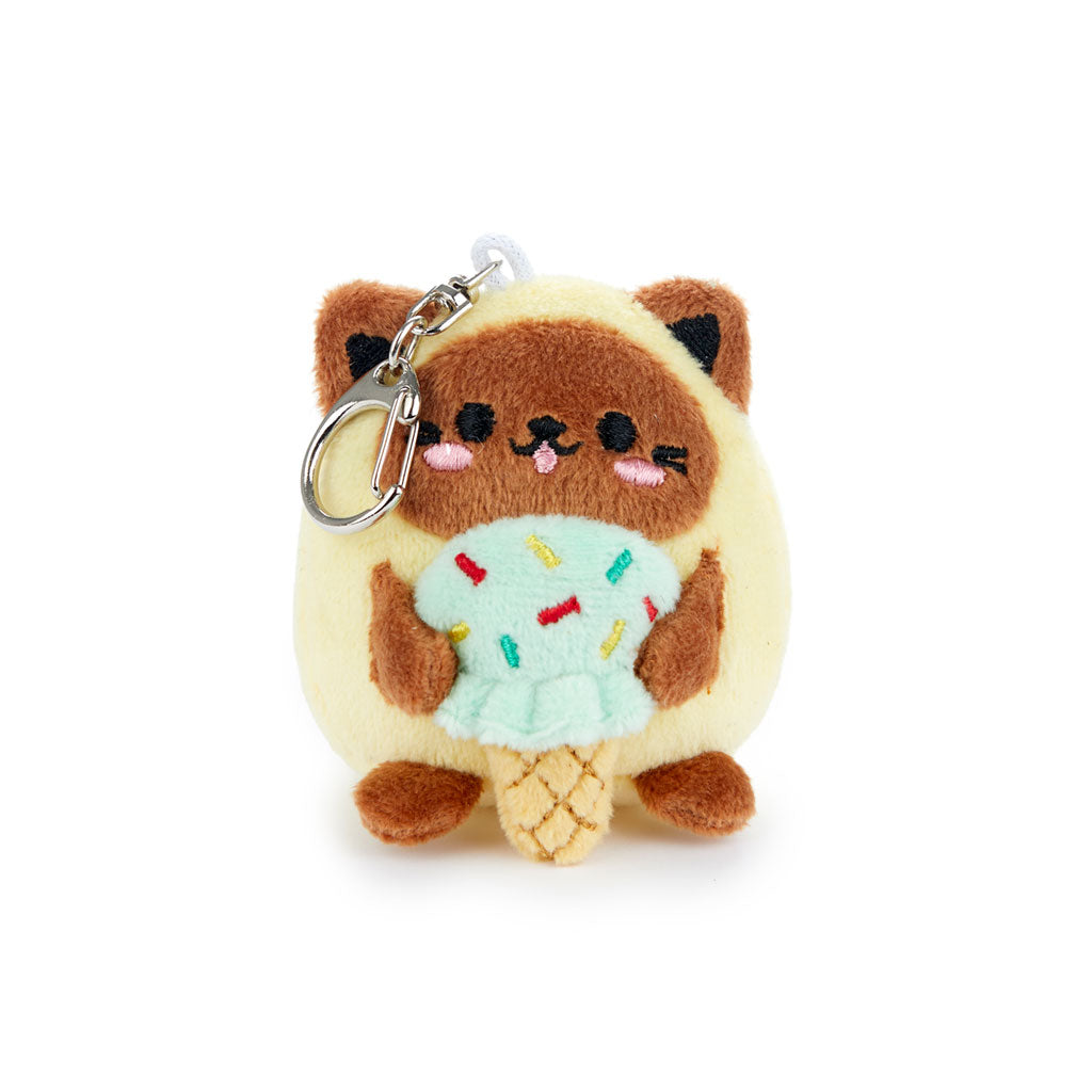Fluffy Kawaii Minty Keychain