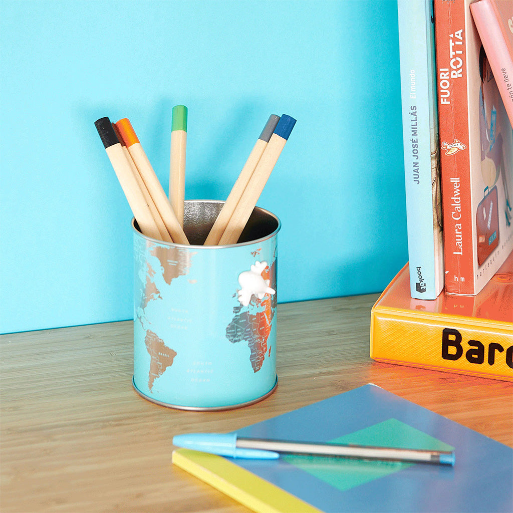 Globe Pencil Holder
