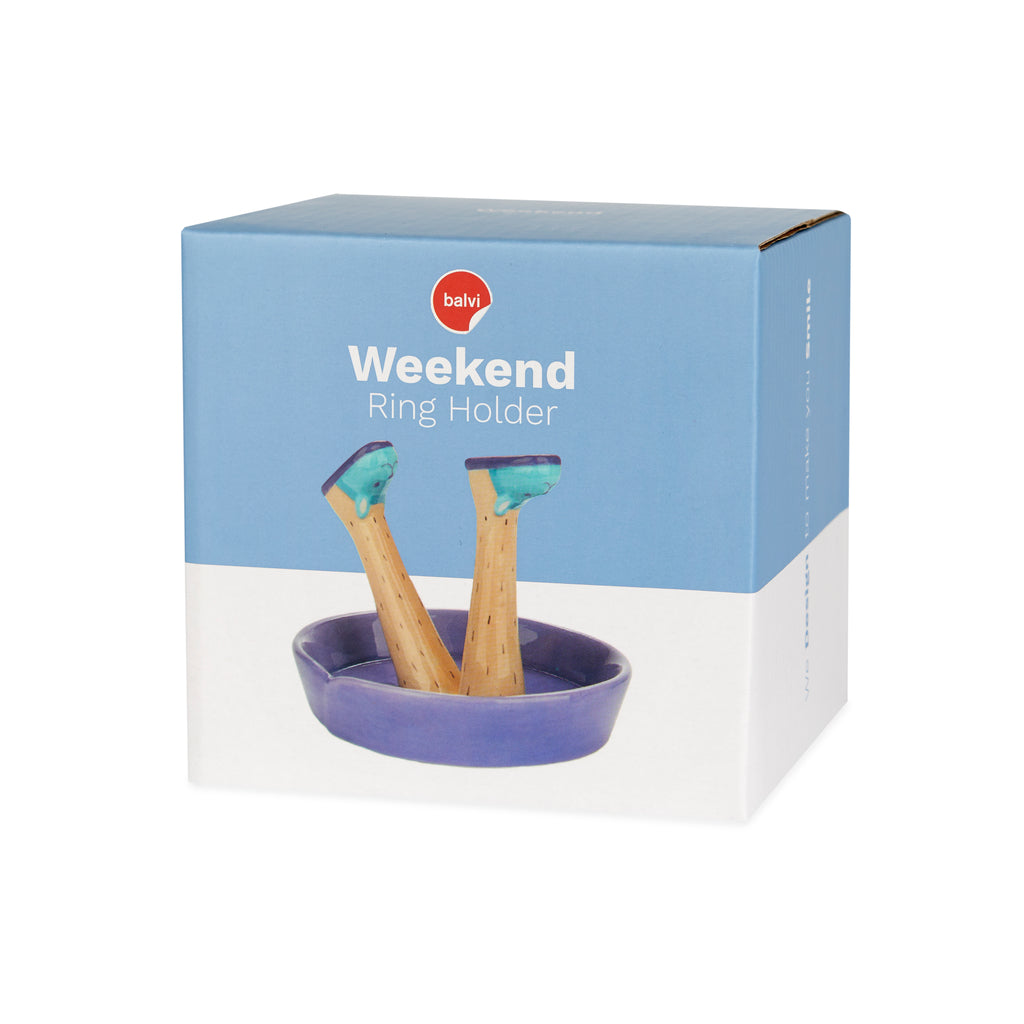 Happy Legs Weekend Ring Holder