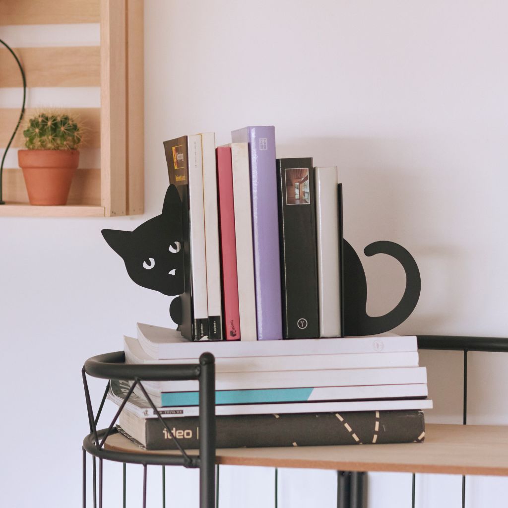 Hidden Cat Bookend