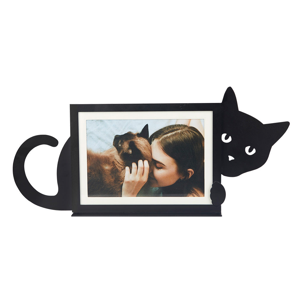 Hidden Cat Horizontal Photo Frame