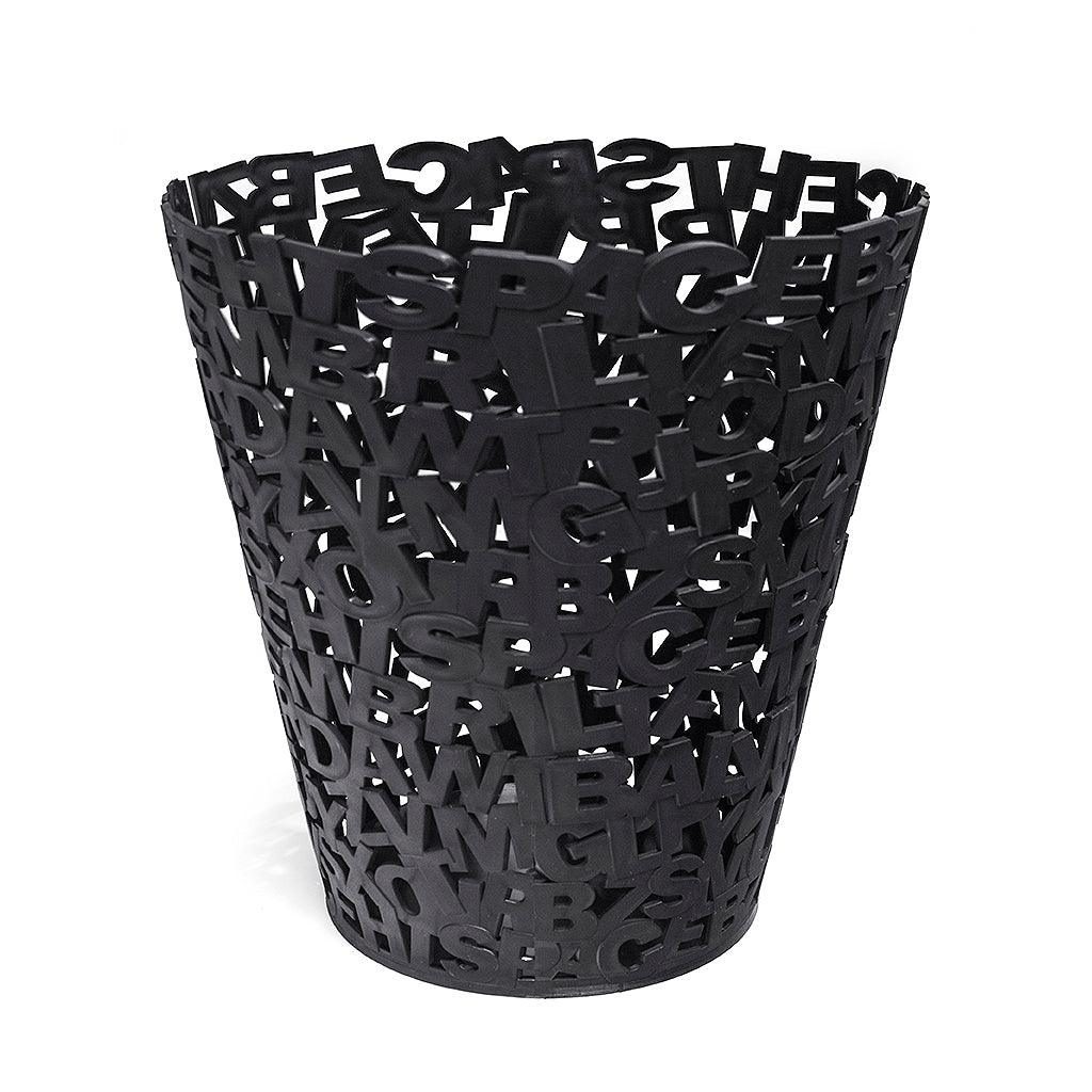 Letters Wastebasket