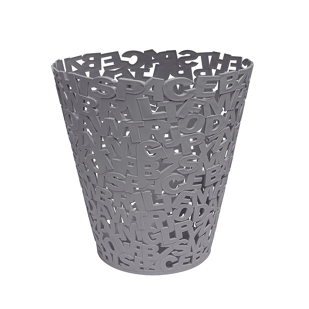 Letters Wastebasket