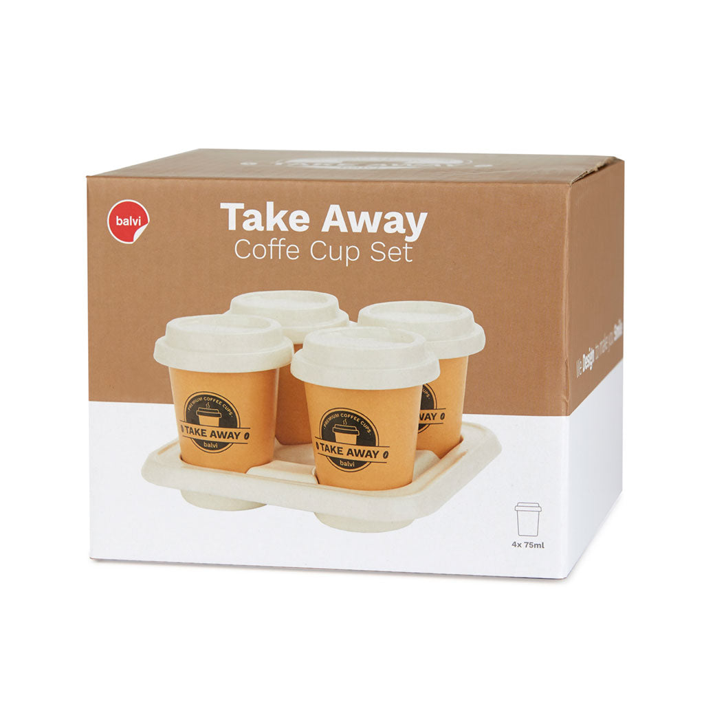 Take Away Coffee Cup Set