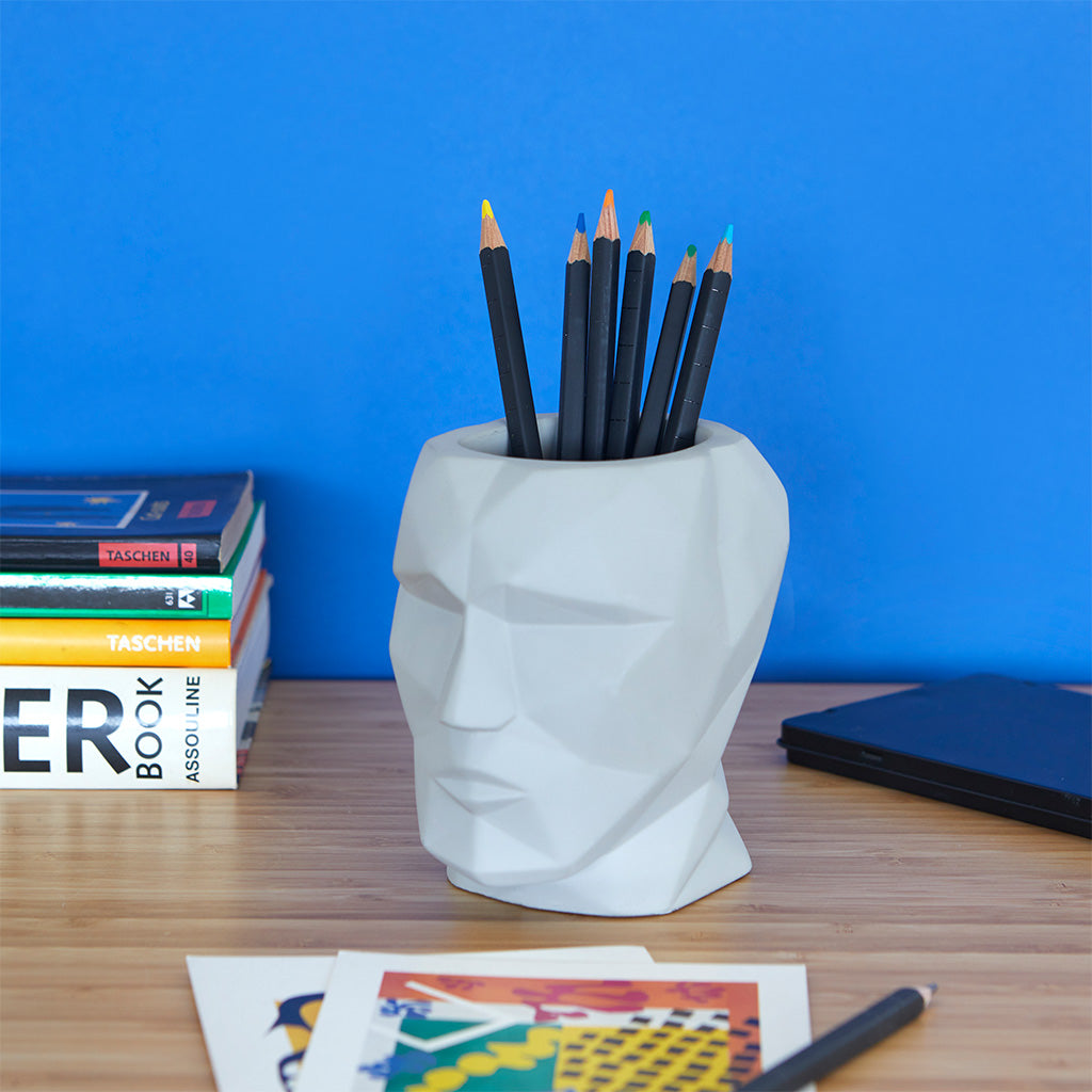 The Head Pencil Holder