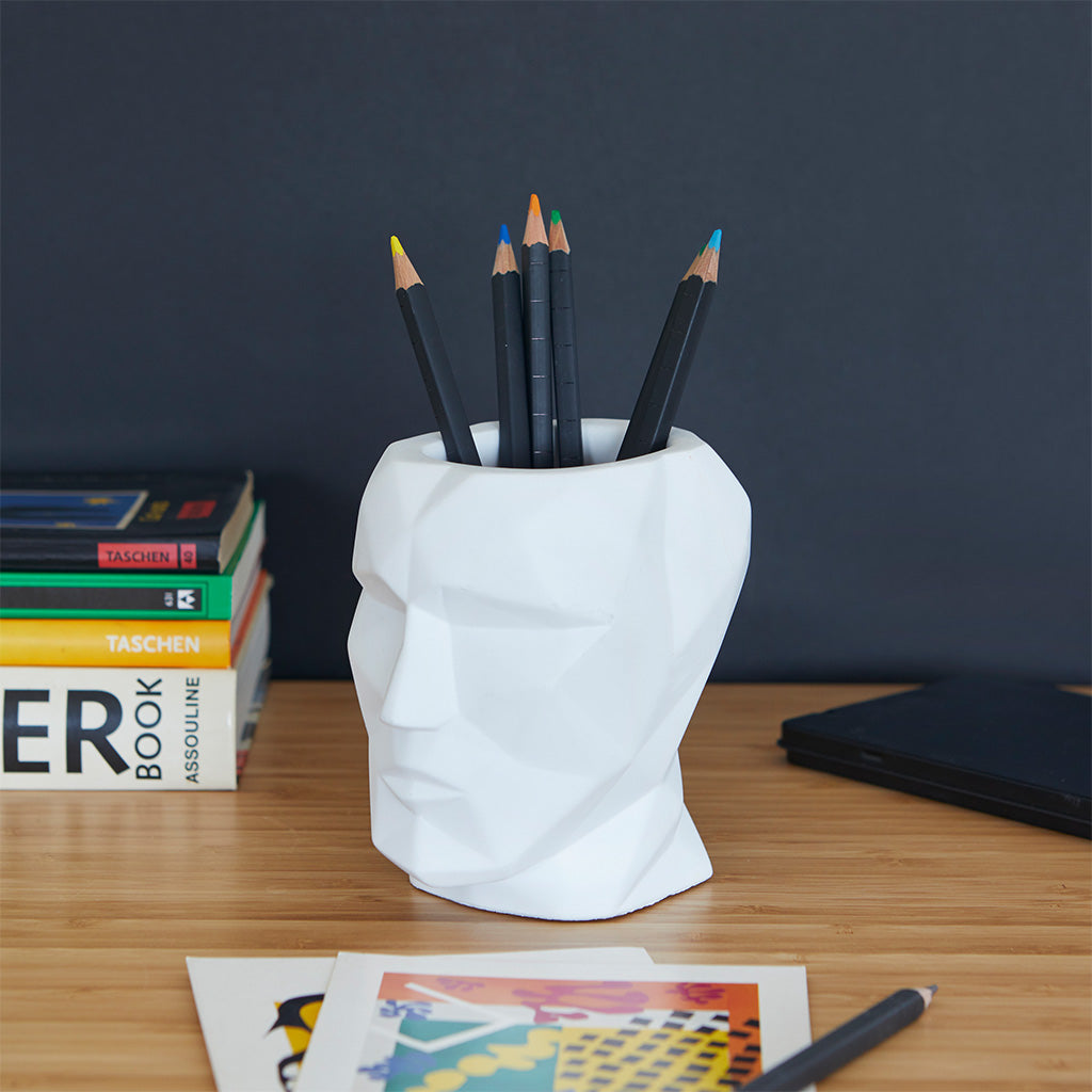 The Head Pencil Holder