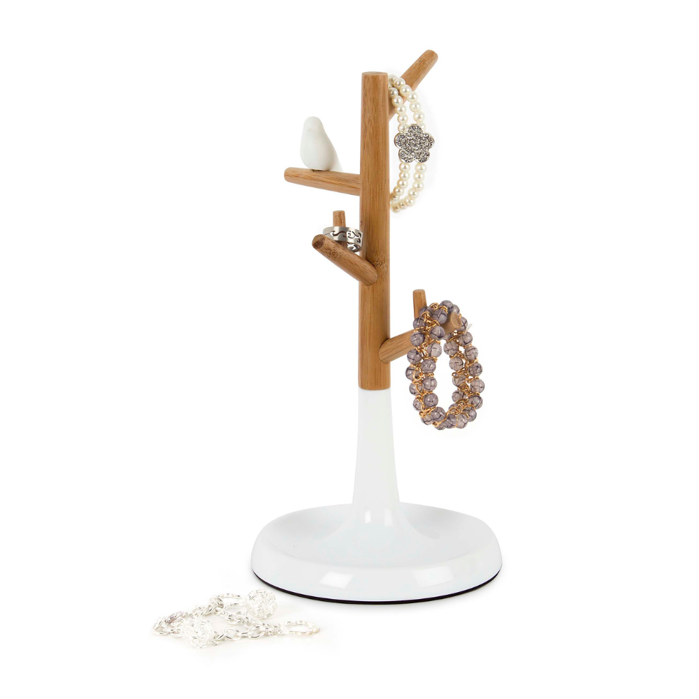 Wood Necklace Holder