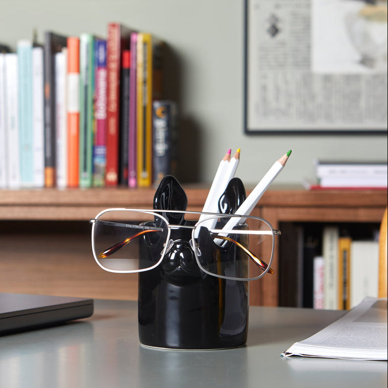 Nosy Buddy Dog Pencil Holder & Eyeglasses Holder