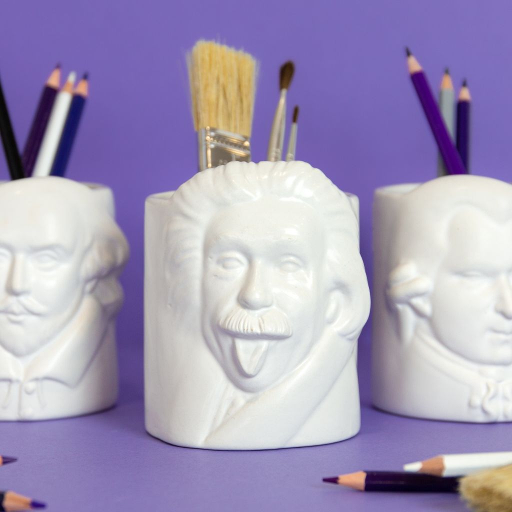 Albert Einstein Pencil Holder