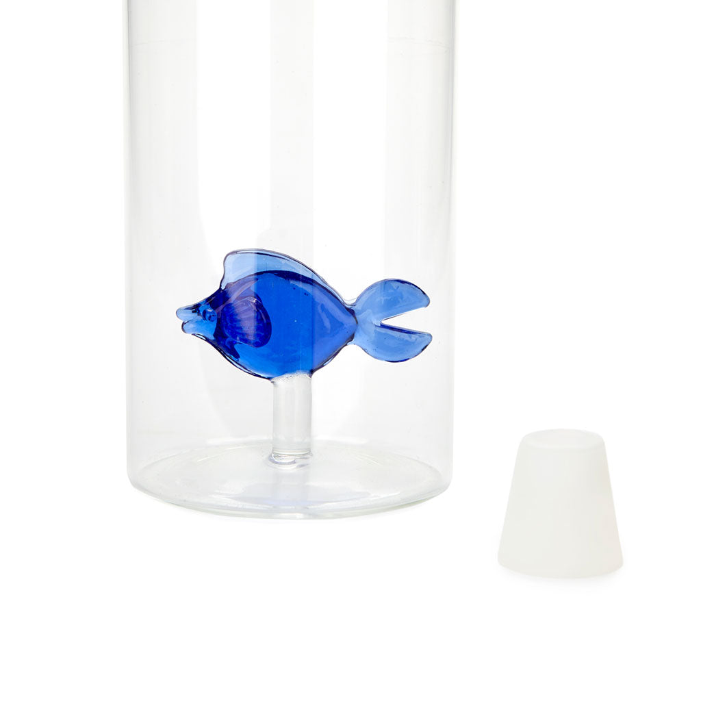 Atlantis Blue Fish Bottle