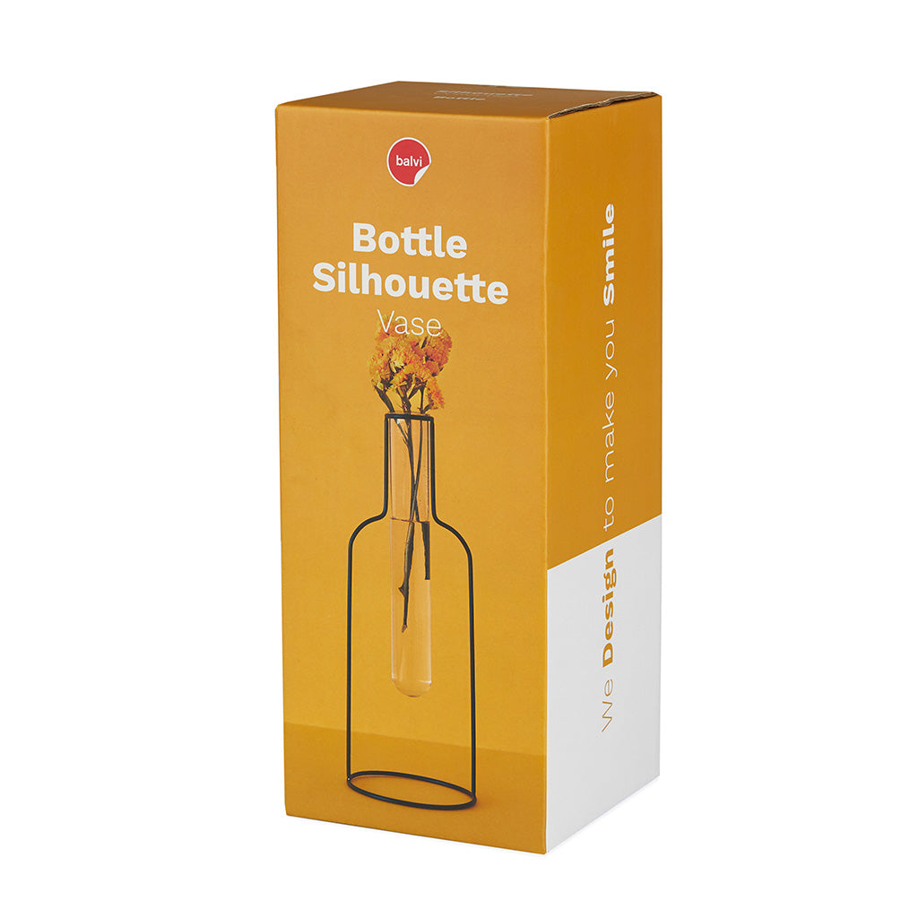 Bottle Silhouette Vase