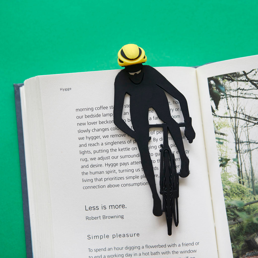 Cyclist Bookmark