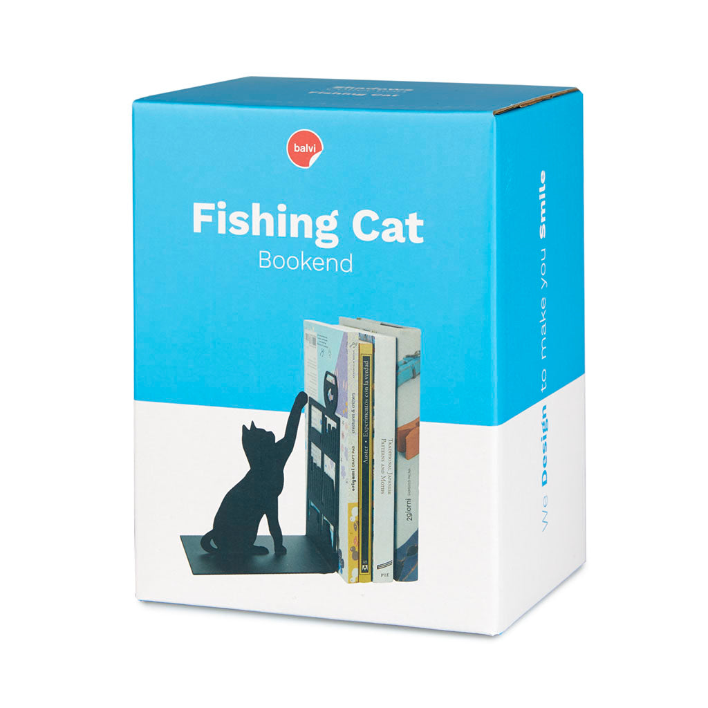 Fishing Cat Bookend