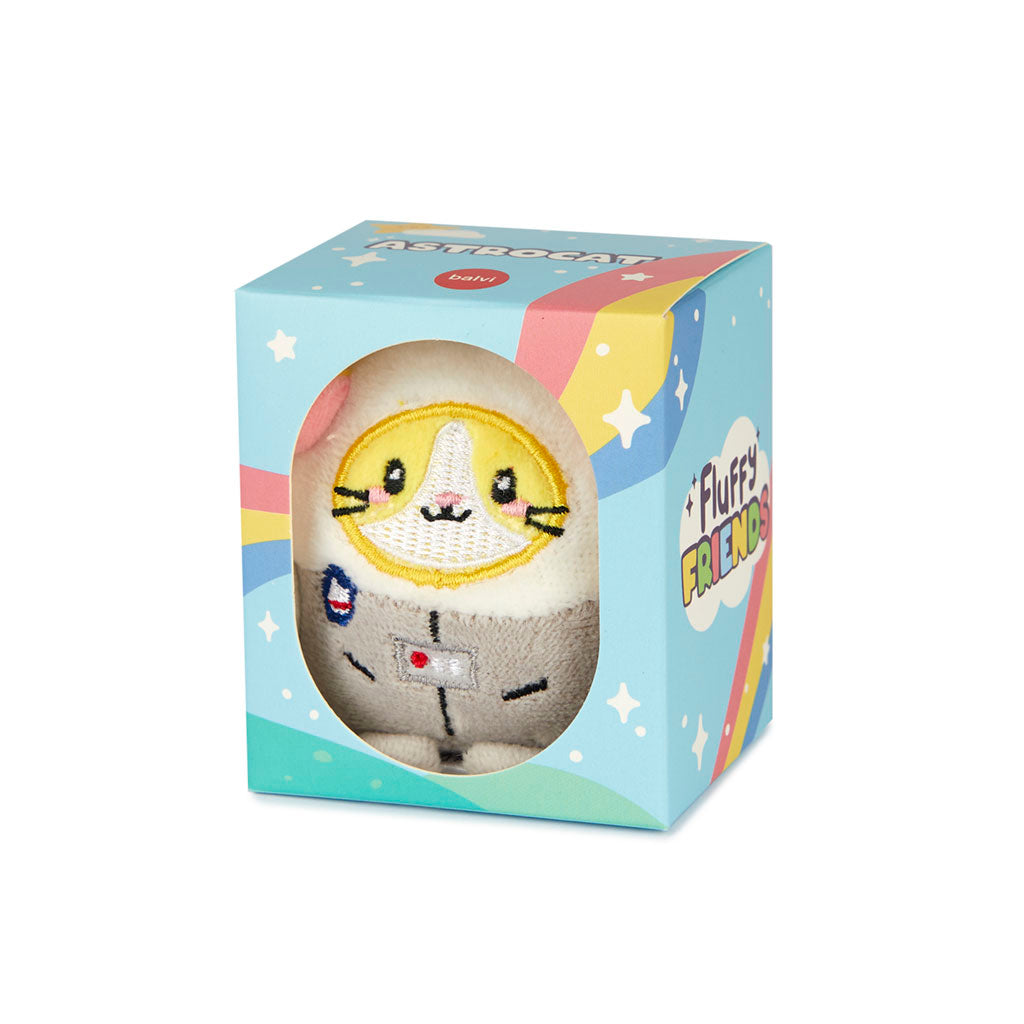 Fluffy Astrocat Keychain