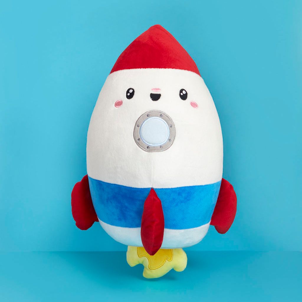 Fluffy Rocket Kids' Cushion