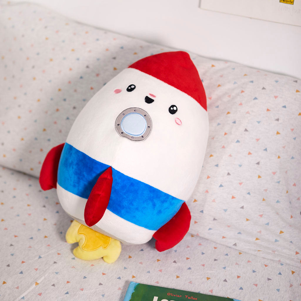 Fluffy Rocket Kids' Cushion