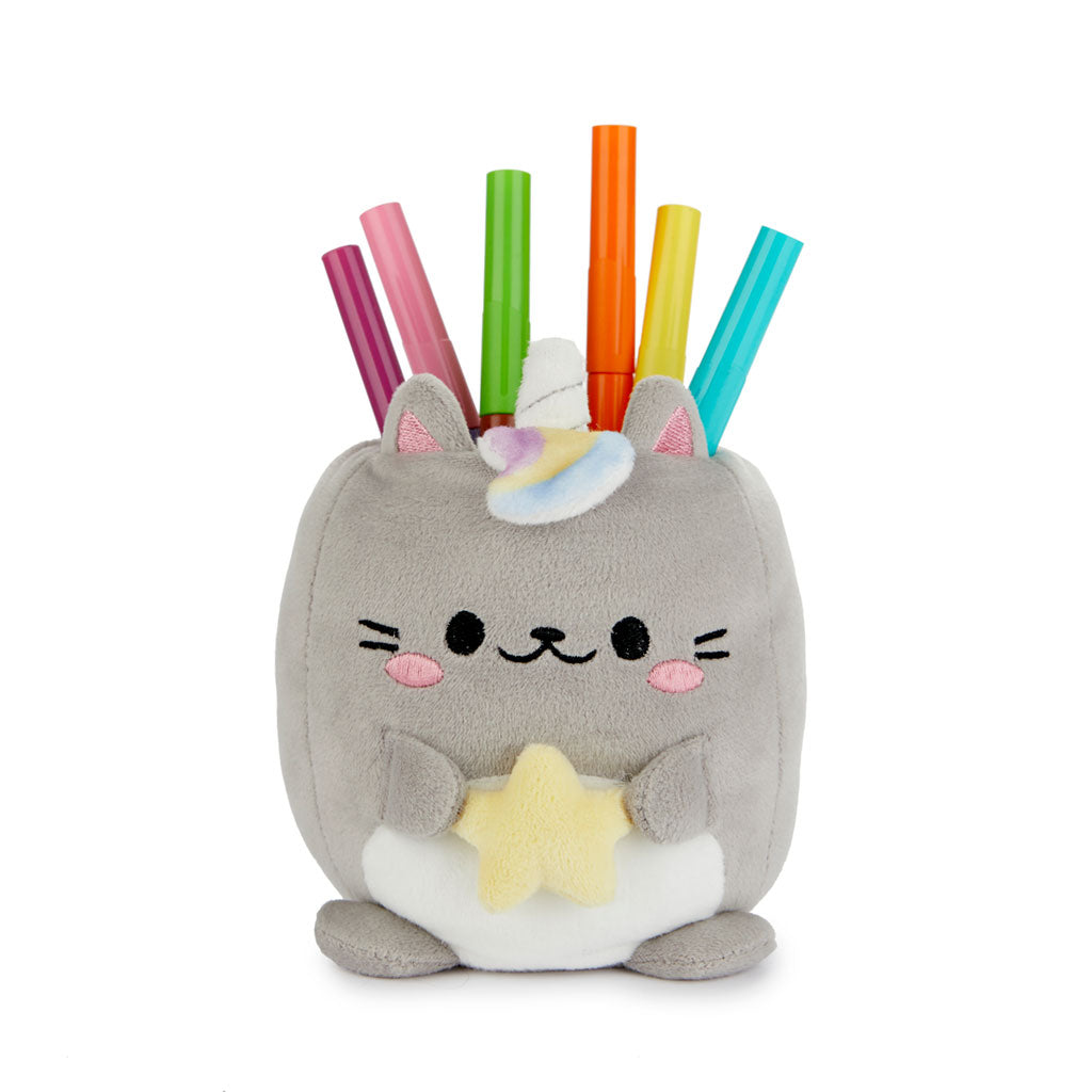 Fluffy Kawaii Starry Pencil Holder