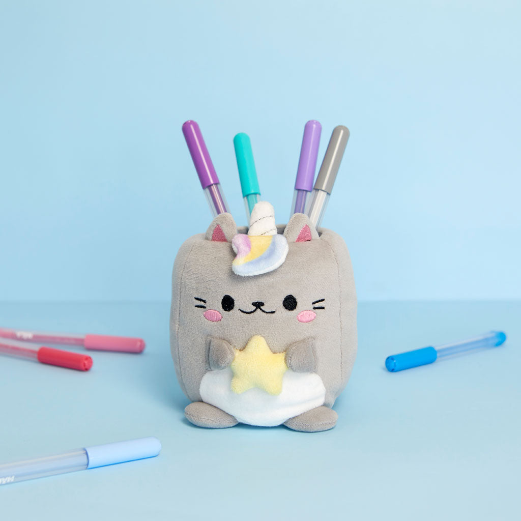 Fluffy Kawaii Starry Pencil Holder