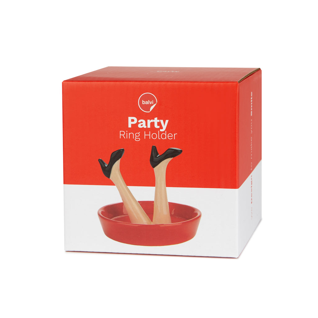 Happy Legs Party Ring Holder