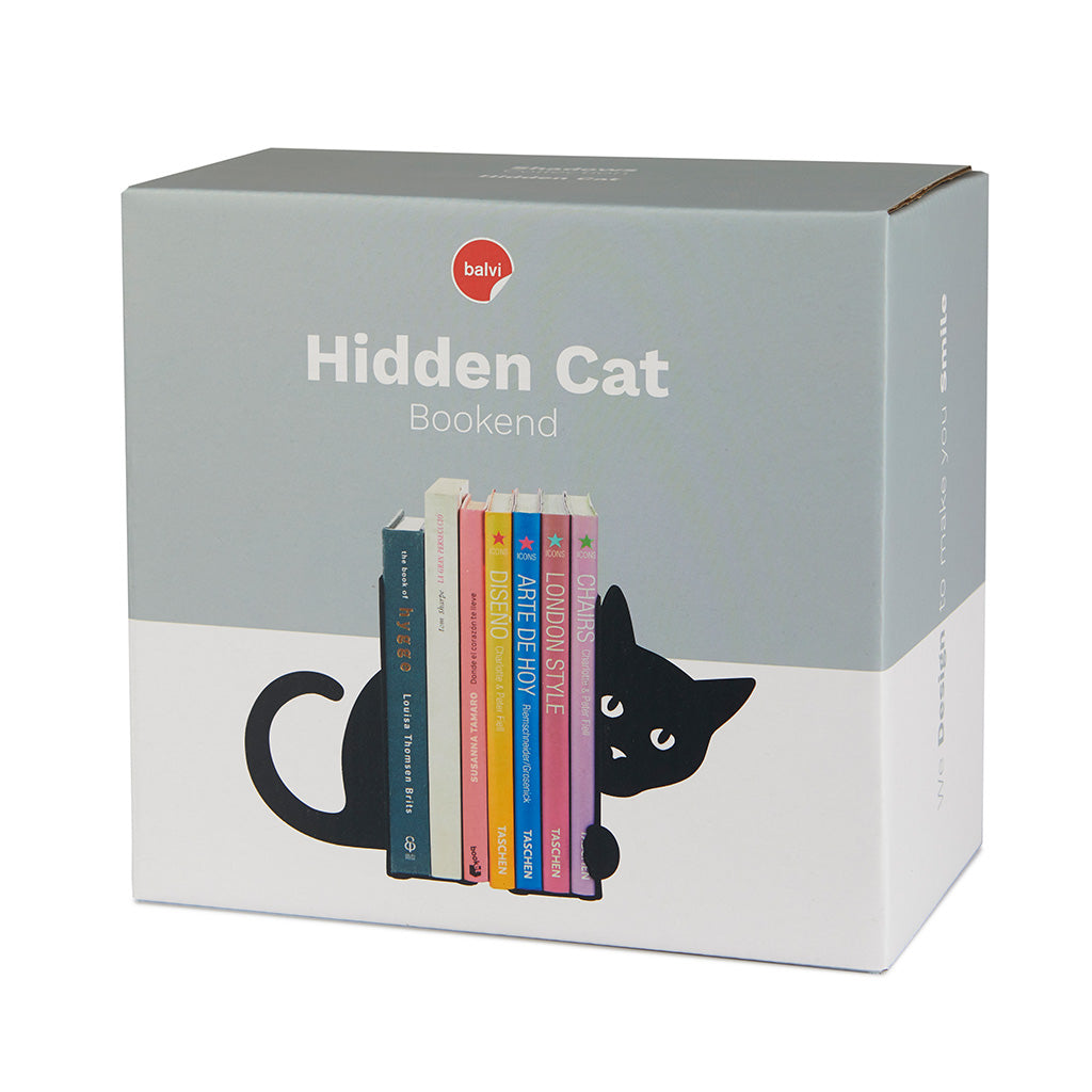 Hidden Cat Bookend