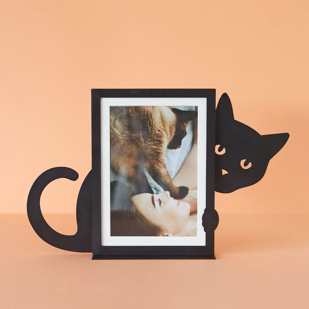 Hidden Cat Vertical Photo Frame