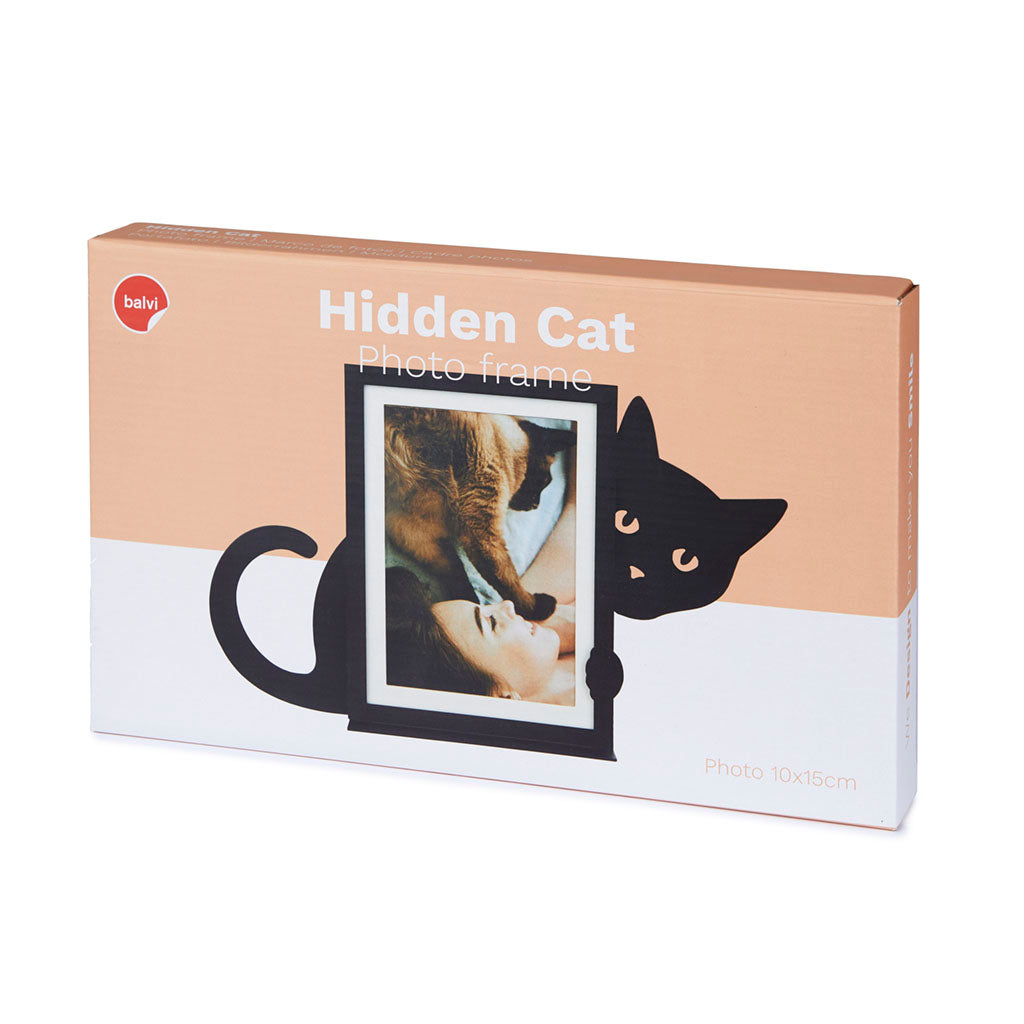 Hidden Cat Vertical Photo Frame