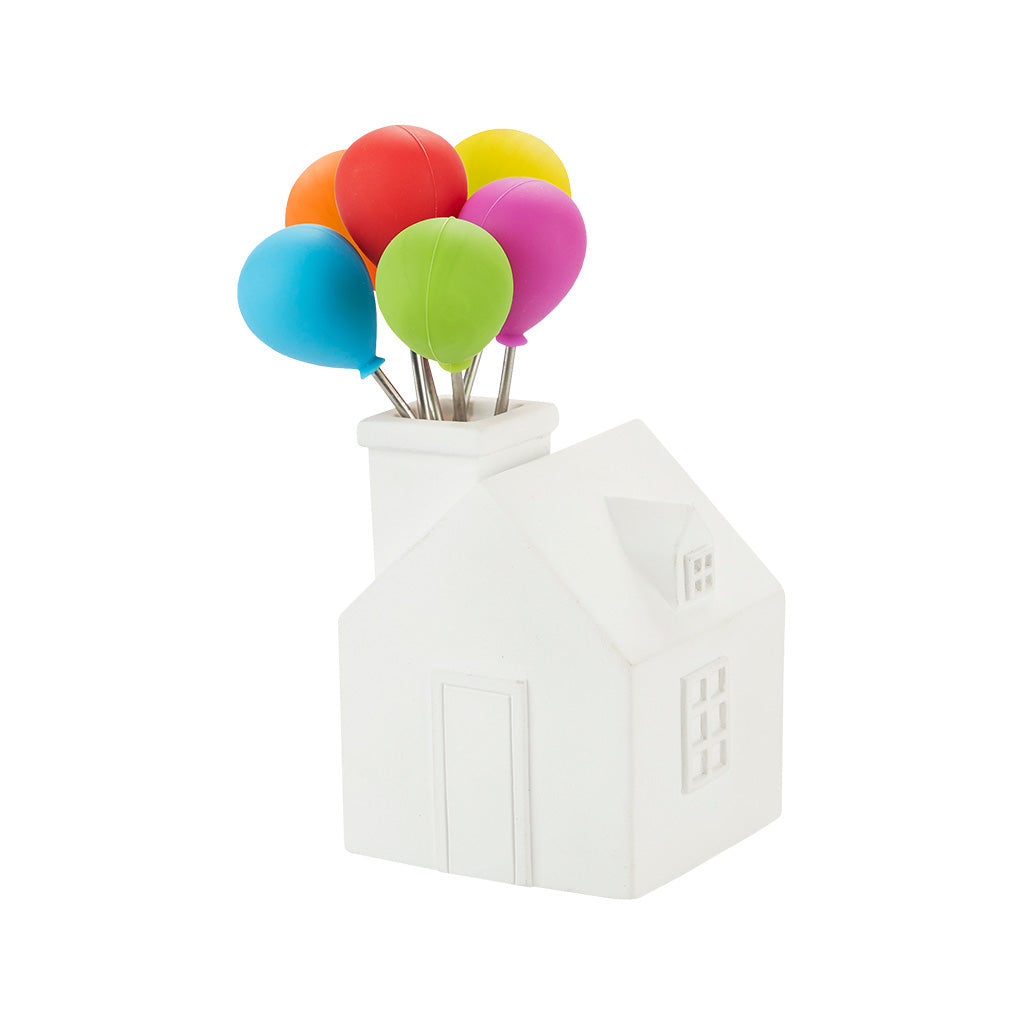 House Balloon Snack Forks