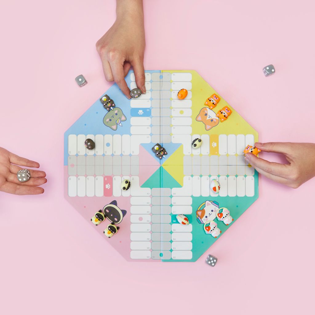 Kawaii Purrchisi Ludo Board Game