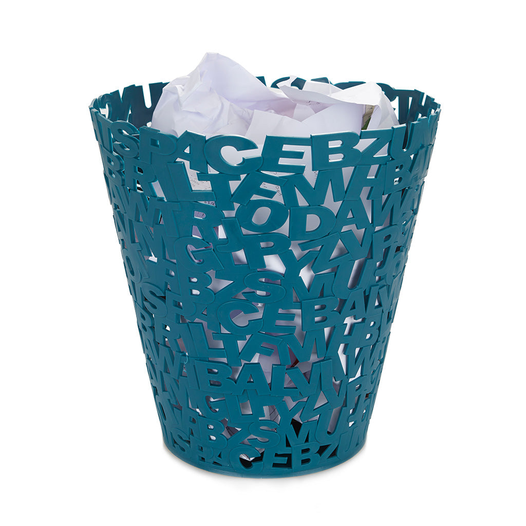 Letters Wastebasket