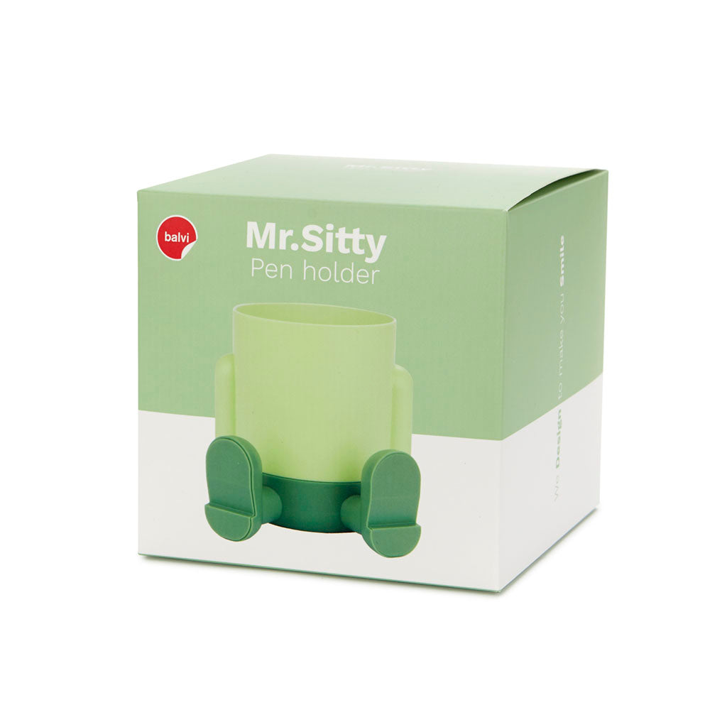 Mr. Sitty Multicolor Pencil Holder