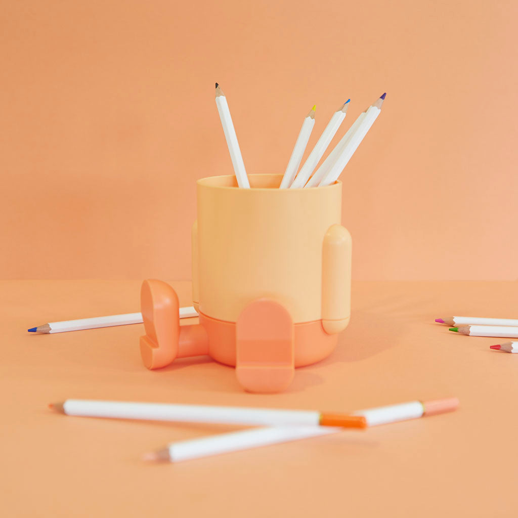 Mr. Sitty Multicolor Pencil Holder