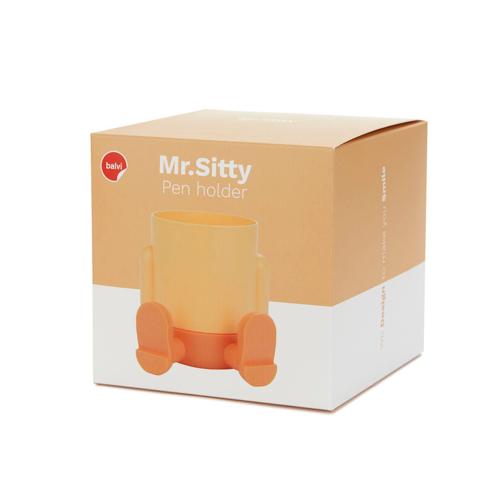 Mr. Sitty Multicolor Pencil Holder