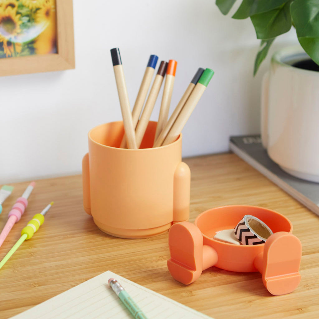 Mr. Sitty Multicolor Pencil Holder