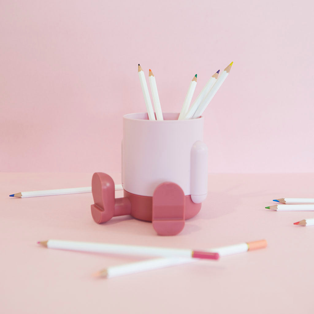 Mr. Sitty Multicolor Pencil Holder