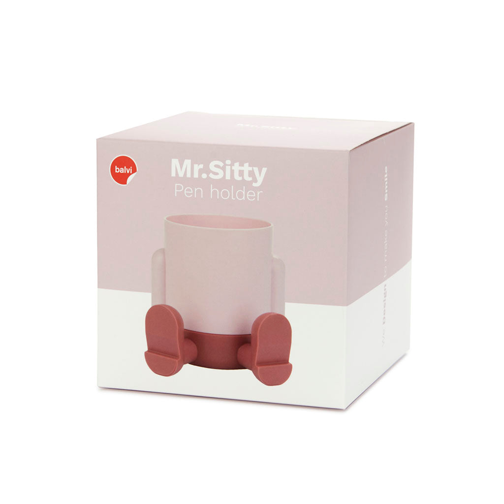 Mr. Sitty Multicolor Pencil Holder