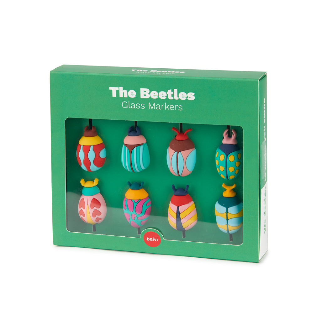 The Beetles Glass Markers