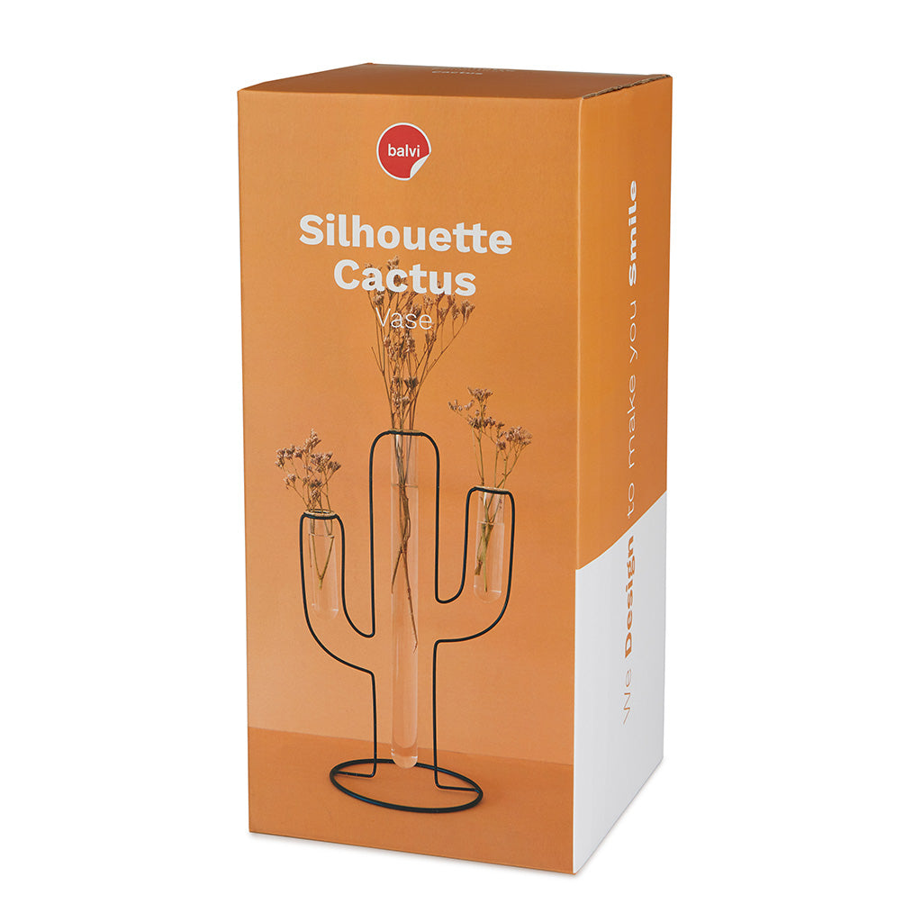 Cactus Silhouette Vase